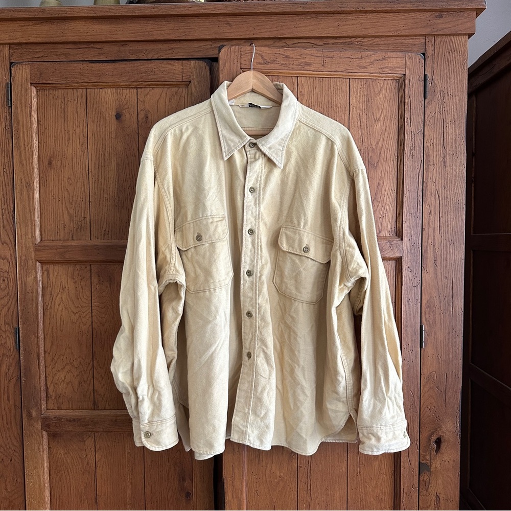 Woolrich Men's Yellow Button-Down Shirt